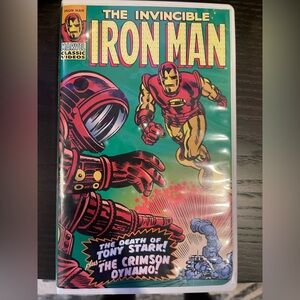 Marvel Iron Man Comic with Red and Yellow Suit